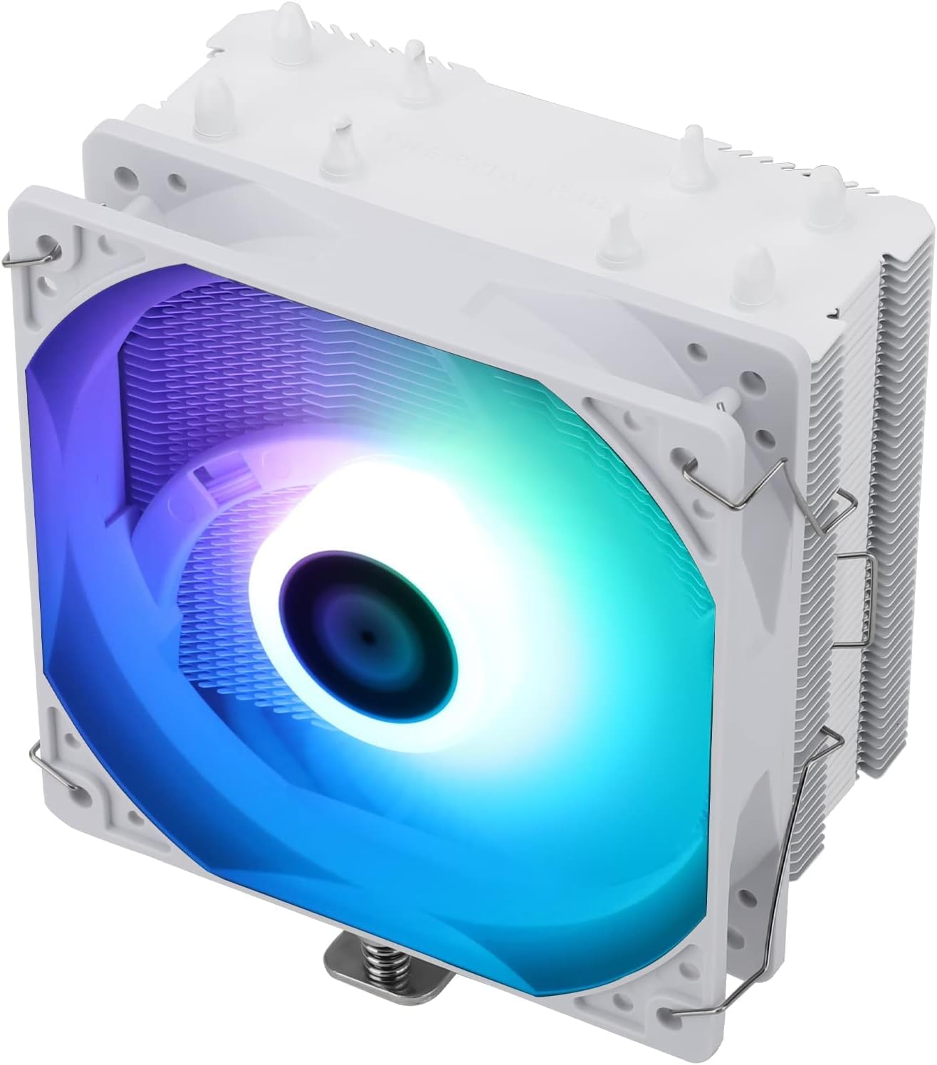 – KASTWAVE AssassinX120 SE ARGB WHITE CPU Air Cooler, CPU Cooler, AX120 SE ARGB, 4 Heat Pipes, TL-C12CW-S PWM Quiet Fan, With S-FDB Bearing, for AMD AM4/AM5 Intel LGA 1700/1150/1151/1200