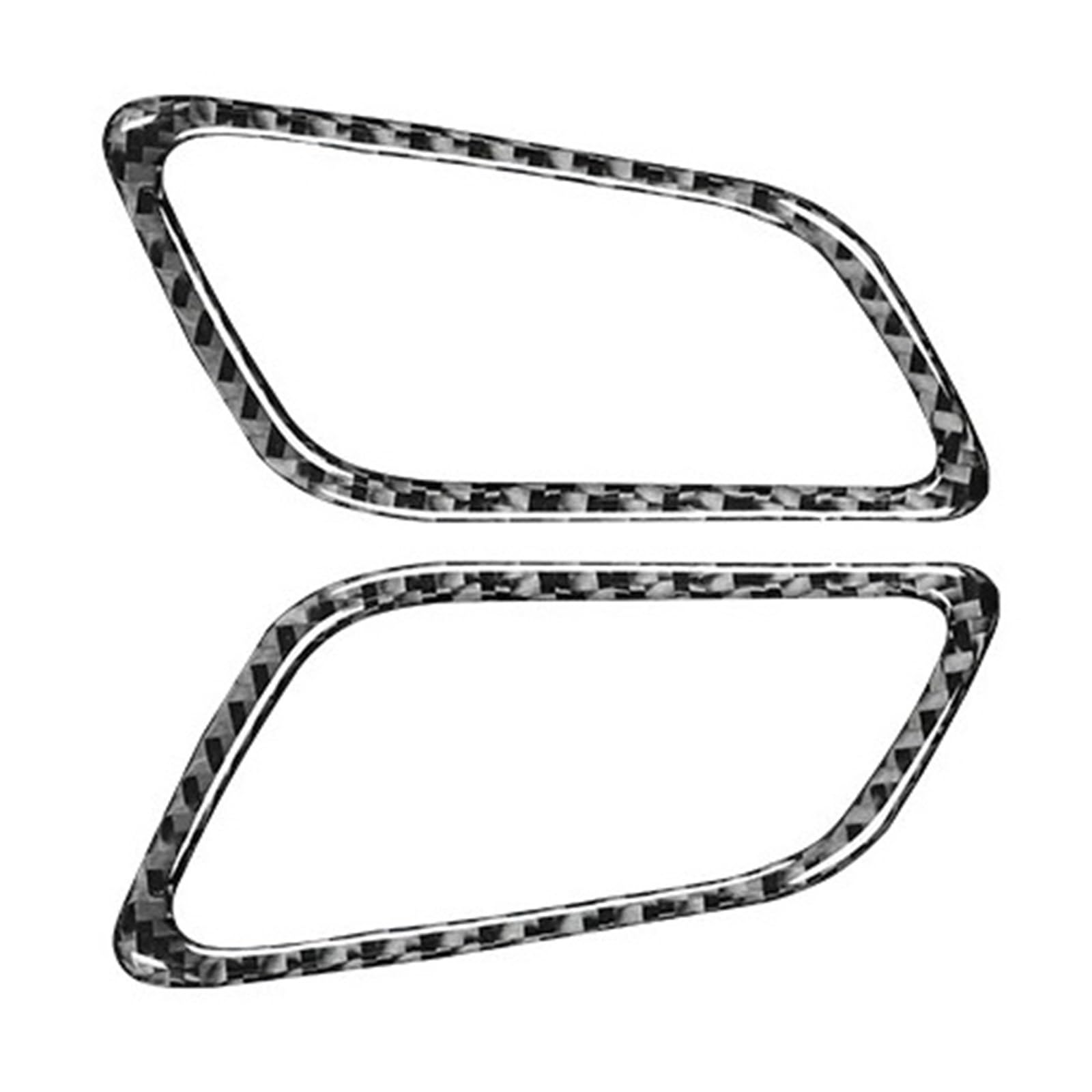 Compatible for Audi A4L A4 B9 2017-2020 Accessories Carbon Fiber Modified Interior Car Instrument Air Outlets Trim Frame Sticker Cover