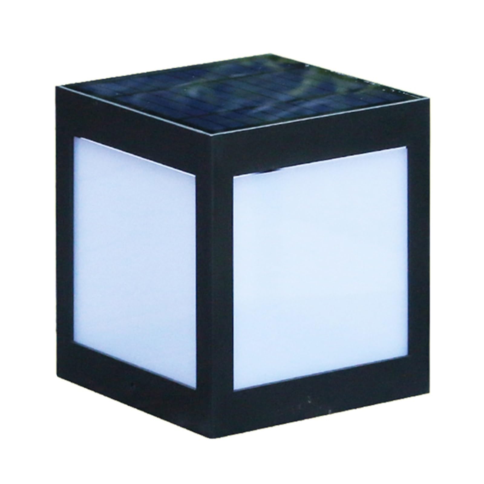 TRDEWR LED Solar Energy Powered Pillar Lamp Waterproof Column Lights for Outdoor Villa Courtyard Enclosing Wall Decoration Efficiently Utilize Sunlight