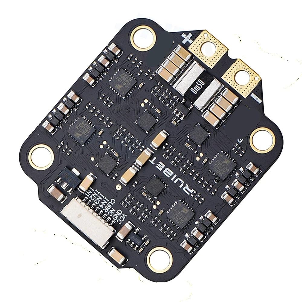 RuiBet 45A 55A 4w1 ESC z BLHELI_S i Dshot600 3-6S 30,5 x 30,5 mm uchwyt M4 pasuje do kontrolera lotu RC FPV Freestyle Drone (55A ESC)