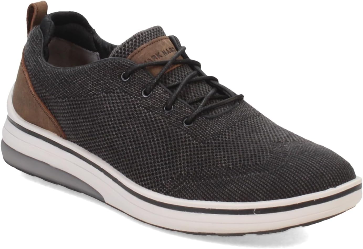 Mark Nason Men's Casual Wingtip - Washed Knit Comfort