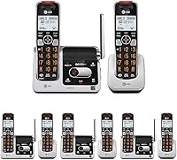 Vista 15 de AT&T BL102-2 DECT 6.0 - Juego de 2 teléfonos inalámbricos para el hogar con contestador