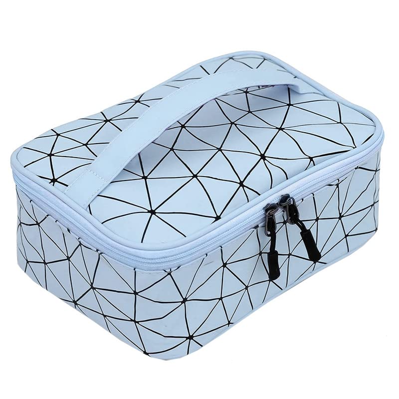 HOUSEHOLD CULTURE Multipurpose Cosmetic Travel Organizer Bag,Makeup Case Organizer Bag,Pouch,Toiletry Bag for Man & Women Travel - Sky Blue-image-29