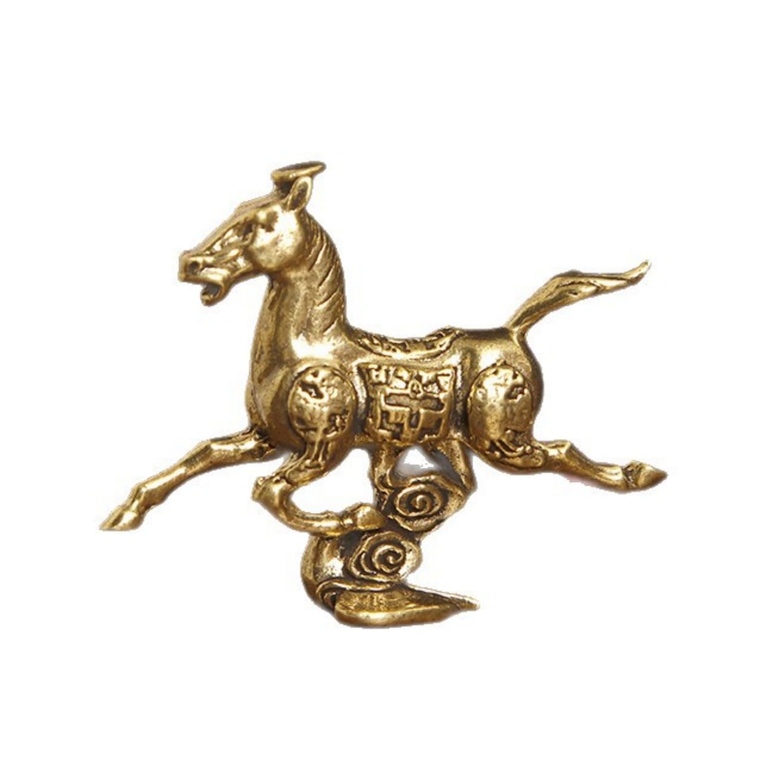 TFAOYS Lucky Wealth Horse Statues Sculptures Animal Statue Collectibles Figurines Feng Shui Ornament Home Decorations Gift Horse Statue Home Decors