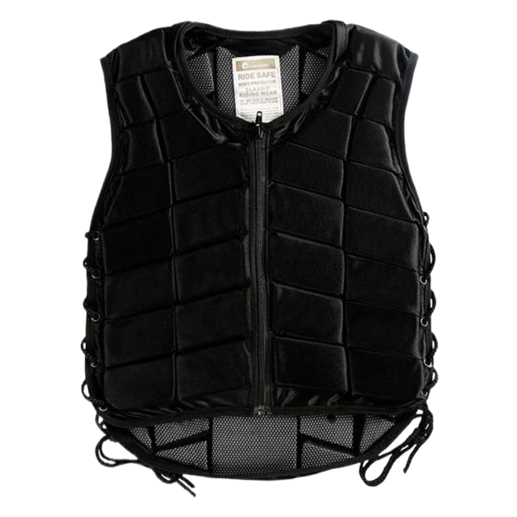 Jorzer Gilet da Equitazione con Cerniera, Gilet di Sicurezza Protettivo Antiurto, Regolabile, da Equitazione Morbido e Traspirante per Donne, Ragazzi, Ragazze e Bambini.