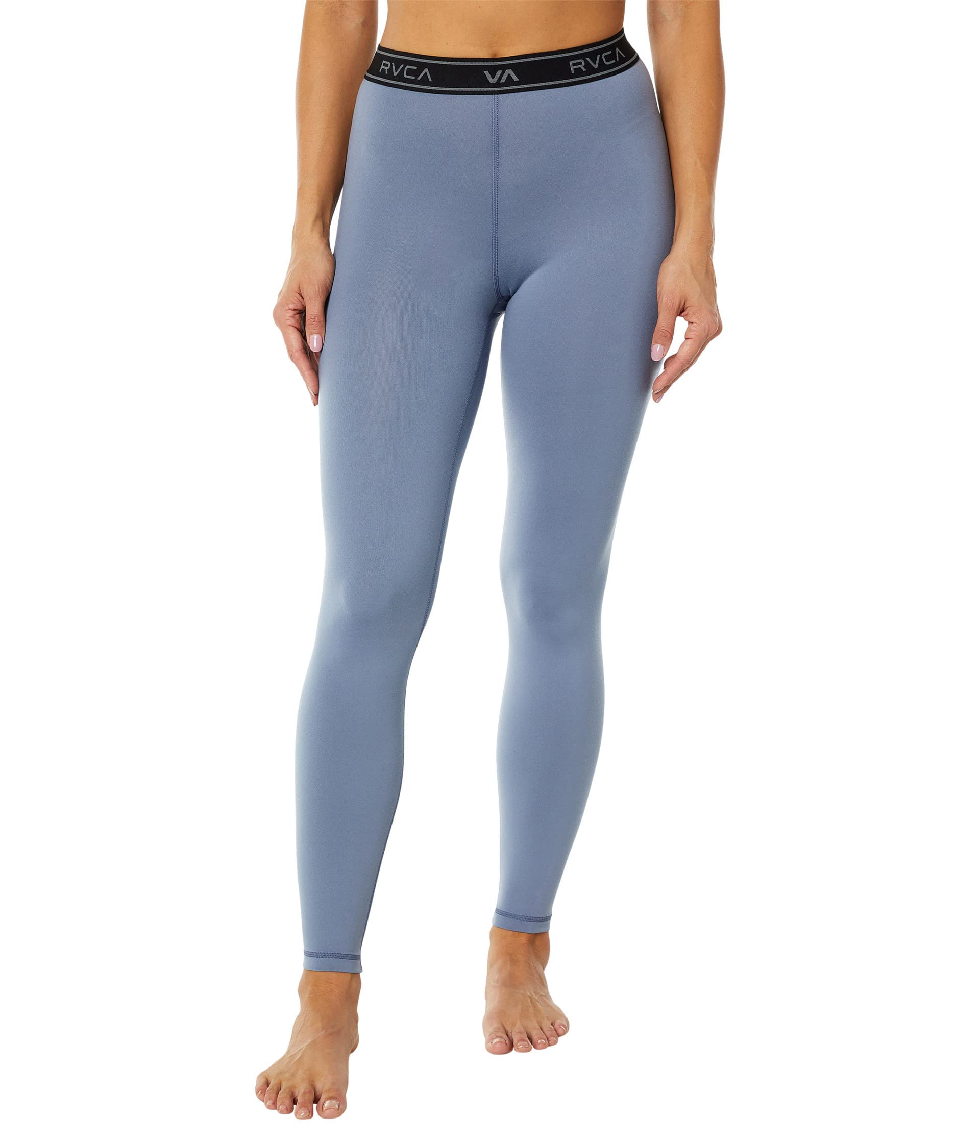 Leggings RVCA Blue Slate XL sin transparencias mallas de mujer 2