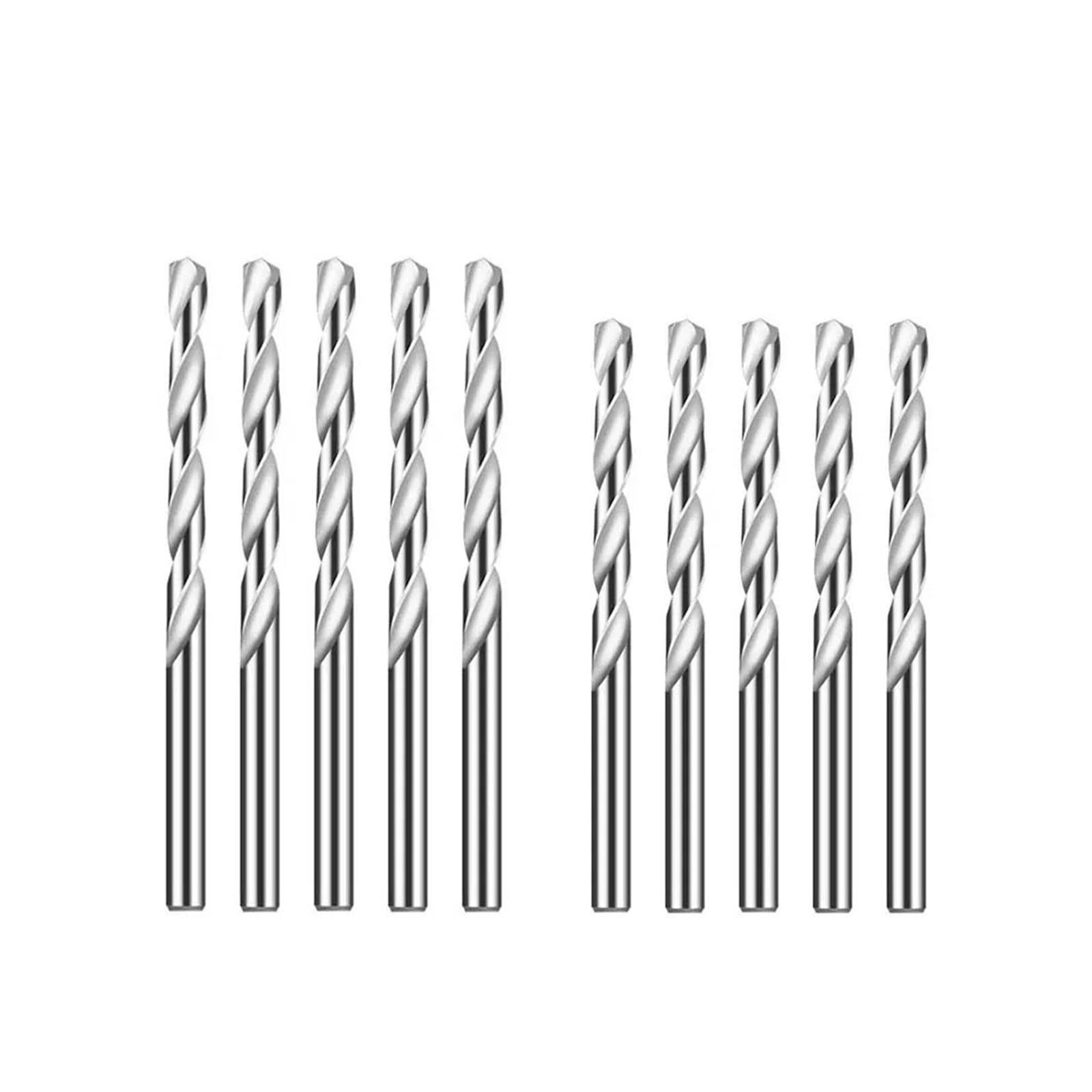 Juego de brocas 3MM/4MM, herramienta perforación Metal con giro acero alta velocidad, herramientas carpintería, 5 uds./10 Uds