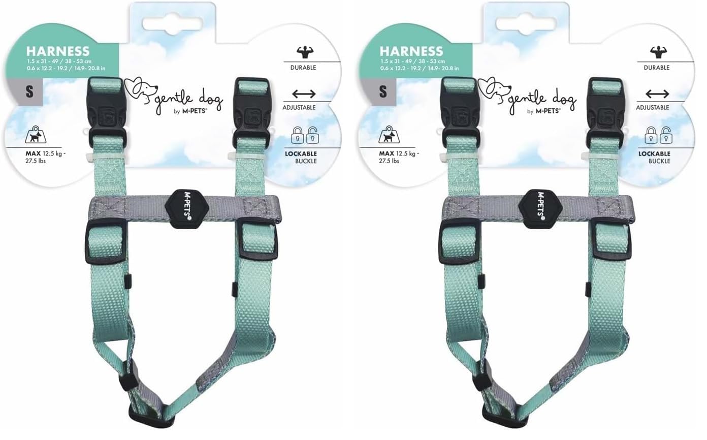 M-PETS GENTLE DOG GÖĞÜS TASMASI GREEN (S) (2 paketi)