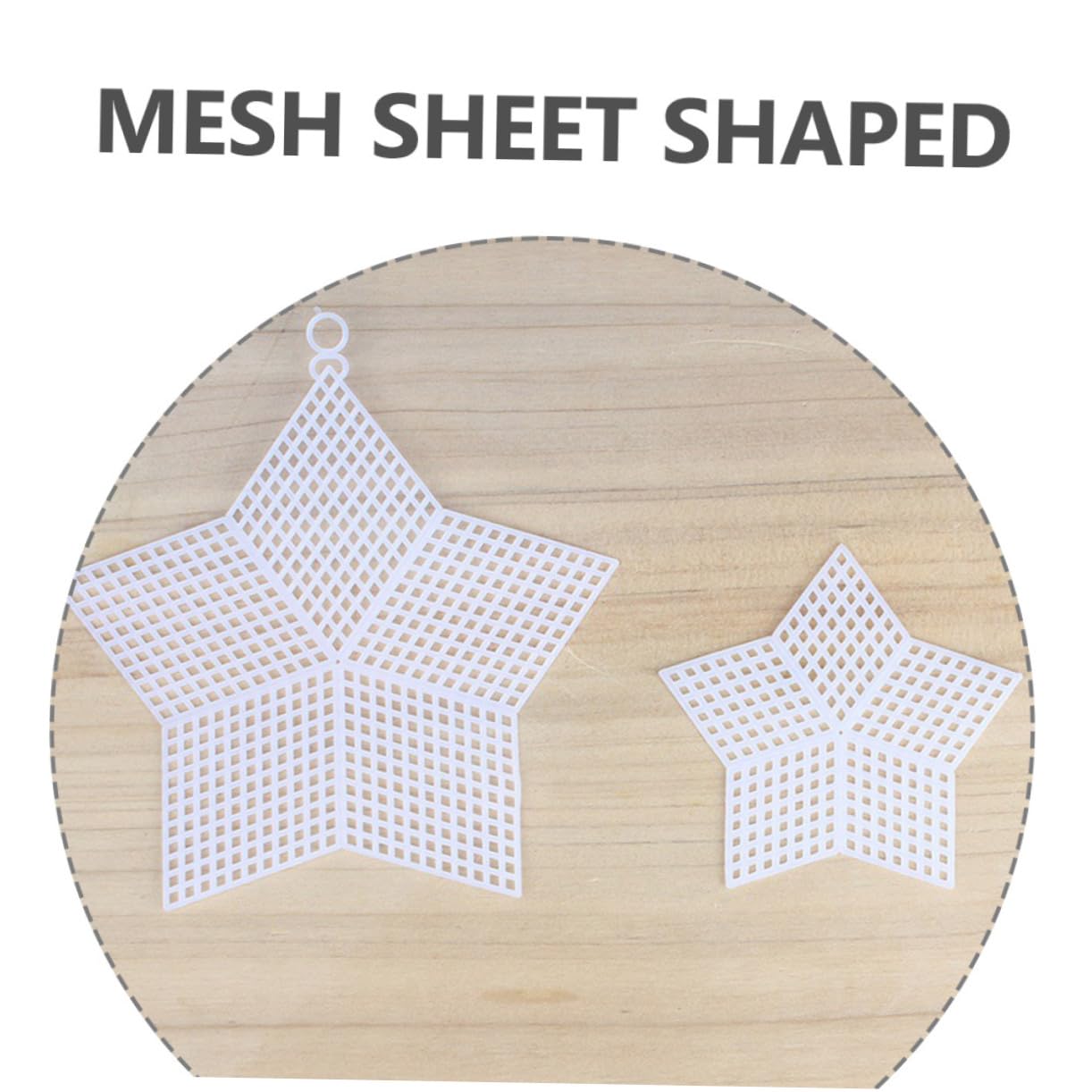 WADORN 6 stuks transparante plastic mesh canvas vellen voor borduurwerk, 18,9 x 4,5 x 15,5 cm, doe-het-zelf, naald, borduurwerk, canvas, bladeren, kruissteekvorm, voor handwerk van acryldraad