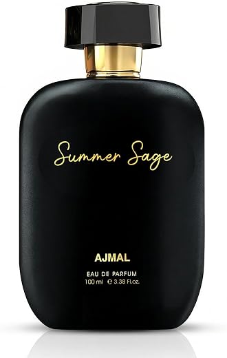 Ajmal Summer Sage Unisex Perfume | 100ml Eau De Parfum for Man &amp; Woman | Perfume for Man with Citrus &amp; Herbal Notes | Wood...