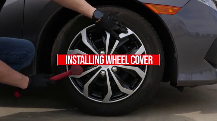 Pilot Automotive 15" Spyder Wheel Covers - Gunmetal Grey & Black, Set Of 4, Universal Fit For Most Cars