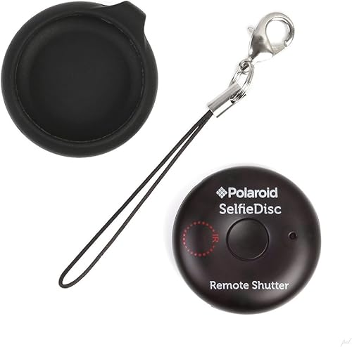 Miniatura 3 de Polaroid SelfieDisc - Liberación de obturador remoto IR mejorada para cámaras SLR y cámaras digitales habilitadas con Bluetooth, compatible con iOS,