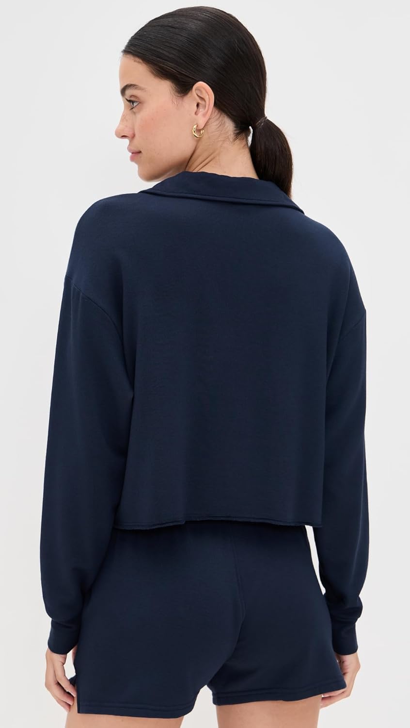 SPLITS59 Womens Joan Fleece Polo Sweatshirt - Image 3