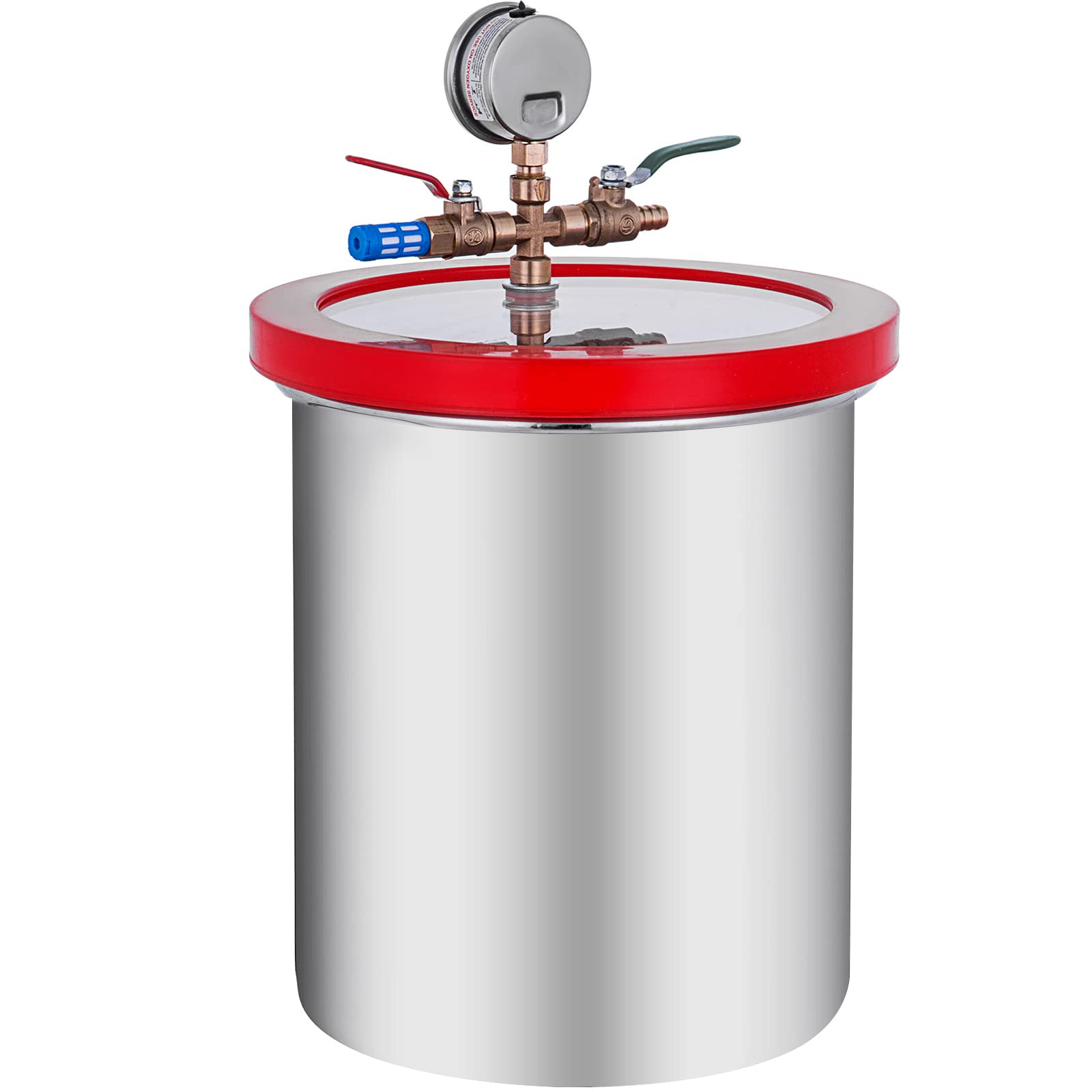 Buy VEVOR 5 Gallon Vacuum Chamber Stainless Steel Vacuum Desing Chamber