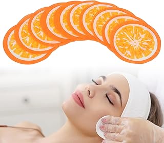 Brrnoo Papel de máscara facial descartável, 10 peças de máscara de folha de cuidados diários máscara facial em forma de rosa em forma de folha de máscara facial comprimida papel de máscara DIY para cuidados com a pele, máscara hidratante e nutritiva