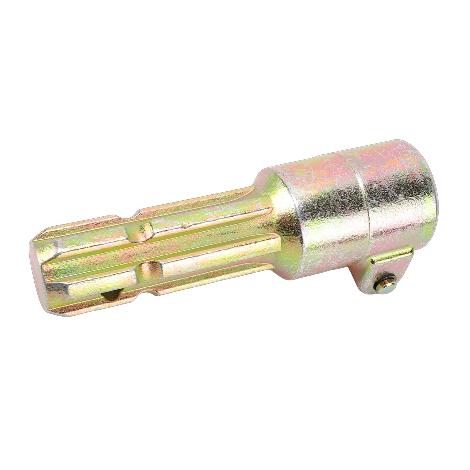 aqxreight Adapter Przedłużacza WOM Ciągnika, Metalowy Przedłużacz Wału Odbioru Mocy o Dużej Wytrzymałości 1-3 8 Cali 6 Wielowypustów żeńskich na Męskich, Szybkozłącze do Ciągników o Mocy