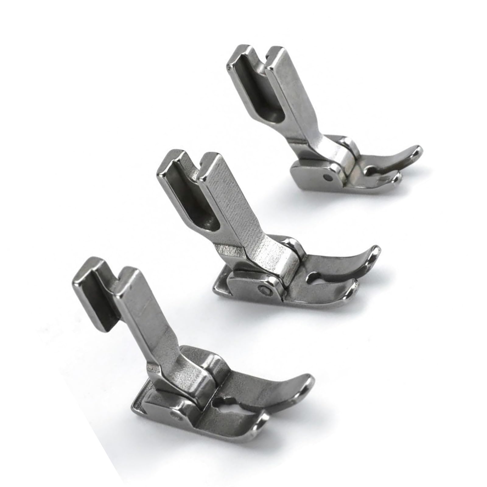 3Pieces Steel Presser Feet Stitching Presser Feet Set for Industrial Sewing Machine for Efficient and Accurate Home Machine Part