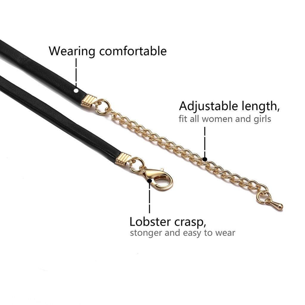 Bishlin choker, naszyjnik, trójkąt, aksamitna koronka, wąski choker