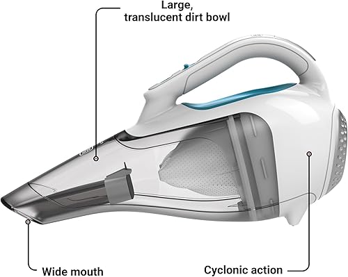Miniatura 8 de BlackDecker Dustbuster HHVI315JO42 aspiradora manual de litio azul inalámbrica