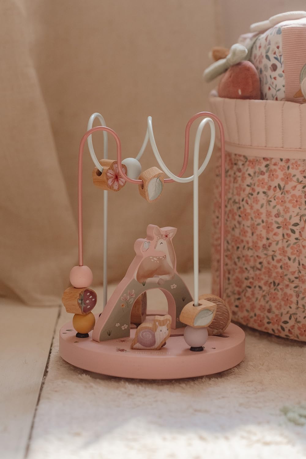 Little Dutch 7348 FSC Holz Aktivitätsspirale Motorikschleife - Fairy Garden