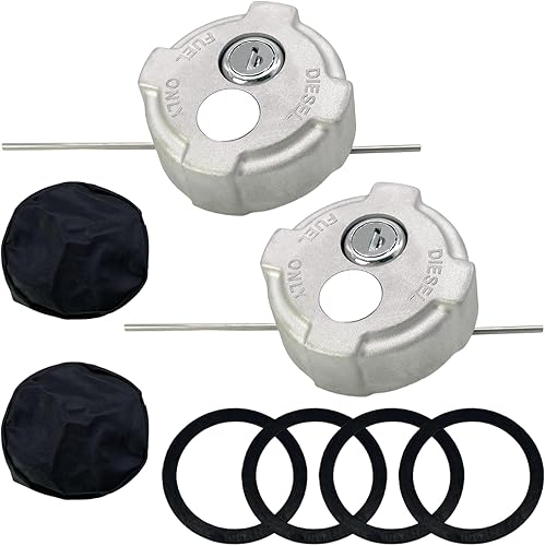 2 14" Diesel Fuel Tanque Tapa de Gas para International MD Semi Trucks, Reefer Trailer, Ford 650 750 para Hino 268 Box Truck FTA-C02, FTA-N-04,