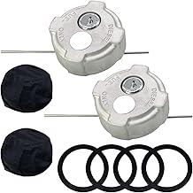 2 1/4" Locking Diese/l Fue/l Tank Gas Cap for Internationa/l MD Semi Trucks, Reefe/r Trailer, For/d 650 750 for Hin/o 268 Box Truck FTA-C02, FTA-N-04, FTA-N6-16 FTA-N-73 (2PCS Set) With Seals