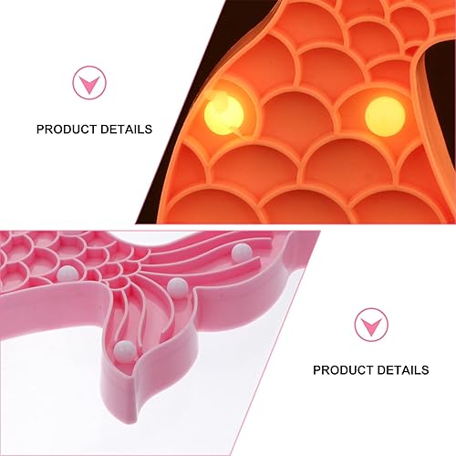 Miniatura 9 de Lámpara de modelado de cola de pez Lámpara Led Decoraciones Para Salas De Casa Nursery Luz de noche Lámpara de noche para niños pequeños Decoración