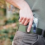 Ginwee 3 Pack Tactical Belt,Military Style Belt, Riggers Belts for Men, Heavy-Duty Quick-Release Metal Buckle with extra MOLLE Hook