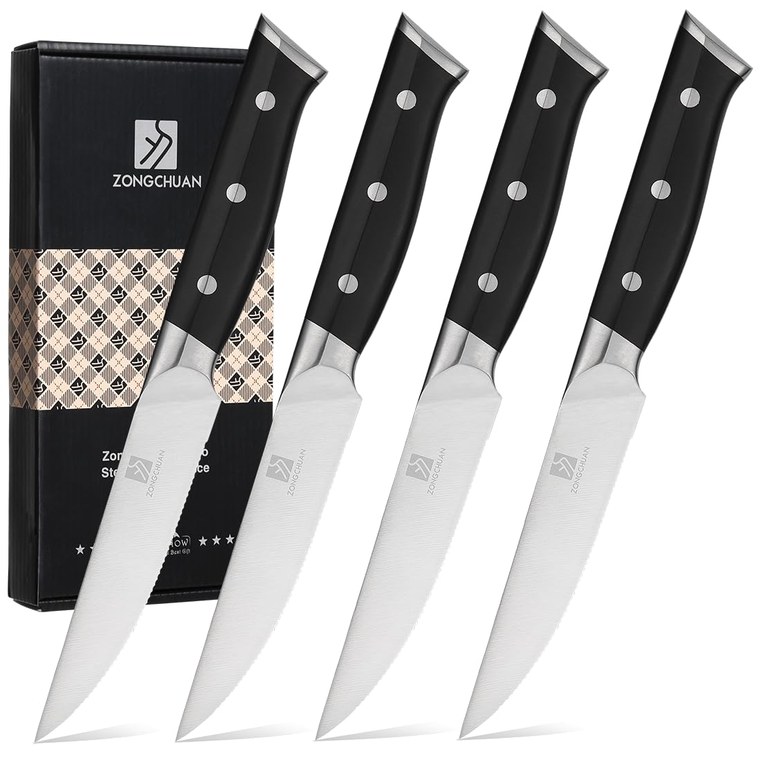 8" Stainless Steel Carving Knife and 7" Fork Set, Professional BBQ Brisket Slicing Kit with Ergonomic Full Tang Handle, Premium Meat, Fruits & Vegetables Cutting Tools in Gift Box — Amazon image 11