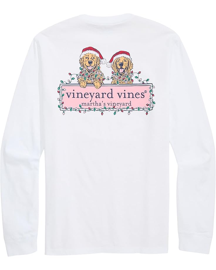 Vineyard Vines String Lights Pups Long Sleeve Tee - #2 of 4