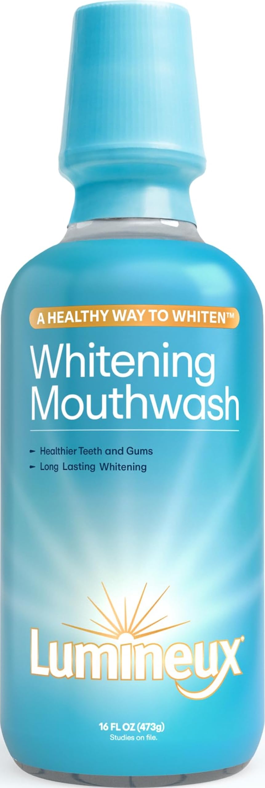 Lumineux Teeth Whitening Mouthwash, Peroxide Free, Alcohol Free, 16 fl oz