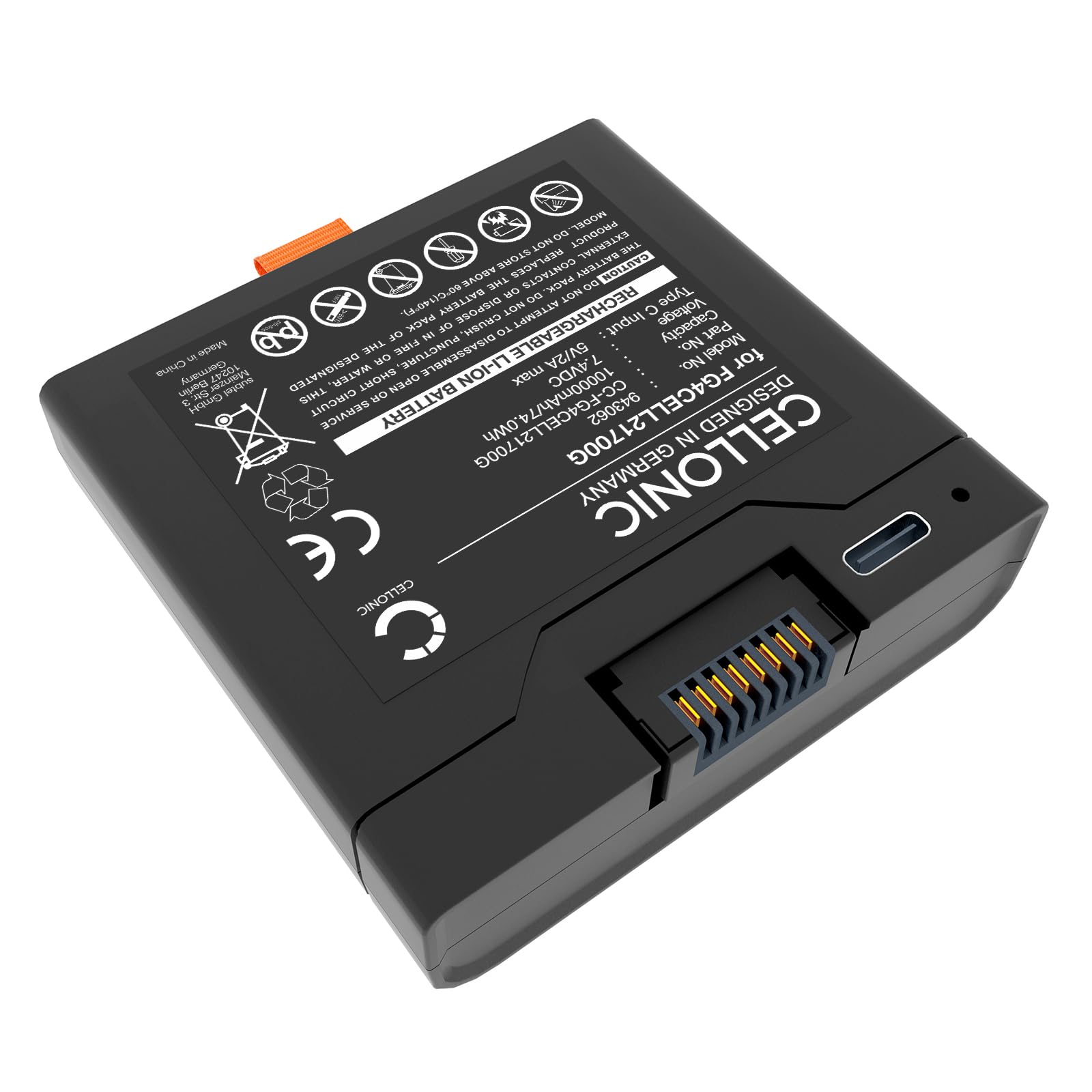 CELLONIC 1 x bateria głośnikowa kompatybilna z JBL Xtreme 4, PartyBox Stage 320 - (10000mAh, 7,4V)