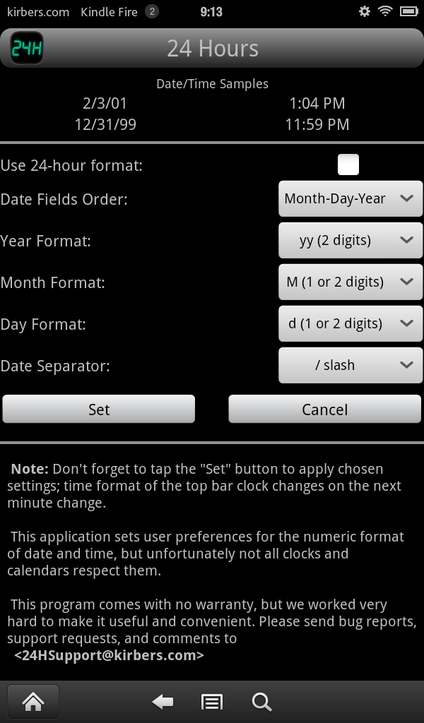 24 Hours (Tablet Edition) - App on Amazon Appstore