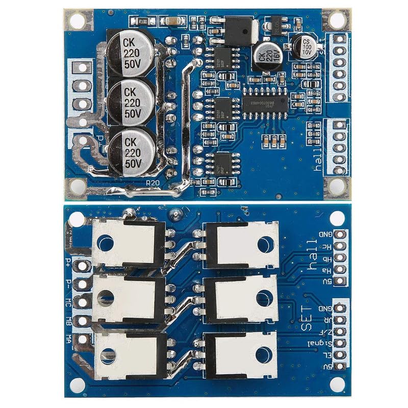 REES52 DC 12V-36V 15A 500W Brushless Motor Controller, DC Motor Speed Controller, Hall BLDC Control Board, Brushless Motor Regulator, Durable and Stable Performance (B0D2NVN1N7) Amazon Price History, Amazon Price Tracker