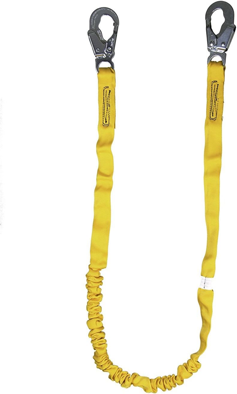 Guardian Fall Protection 11200 IS-72 6-Foot Internal Shock Lanyard with snap hooks