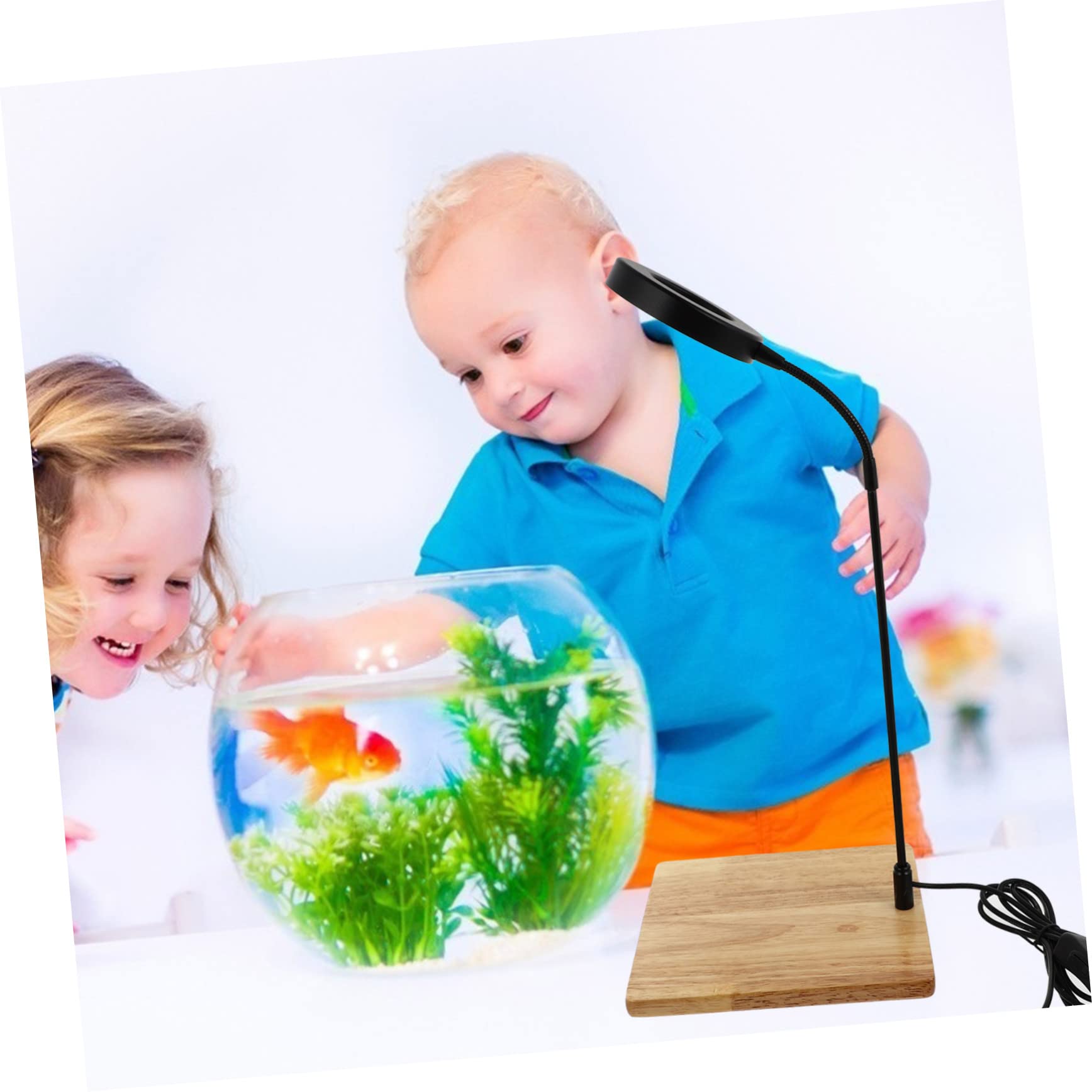Fomiyes LáMpara Led Para Acuario 22.44X11.02X10.62In Luz Para Peceras Y Plantas AcuáTicas IluminacióN Ajustable FáCil InstalacióN Para Peces Tropicales Y DecoracióN De Acuarios
