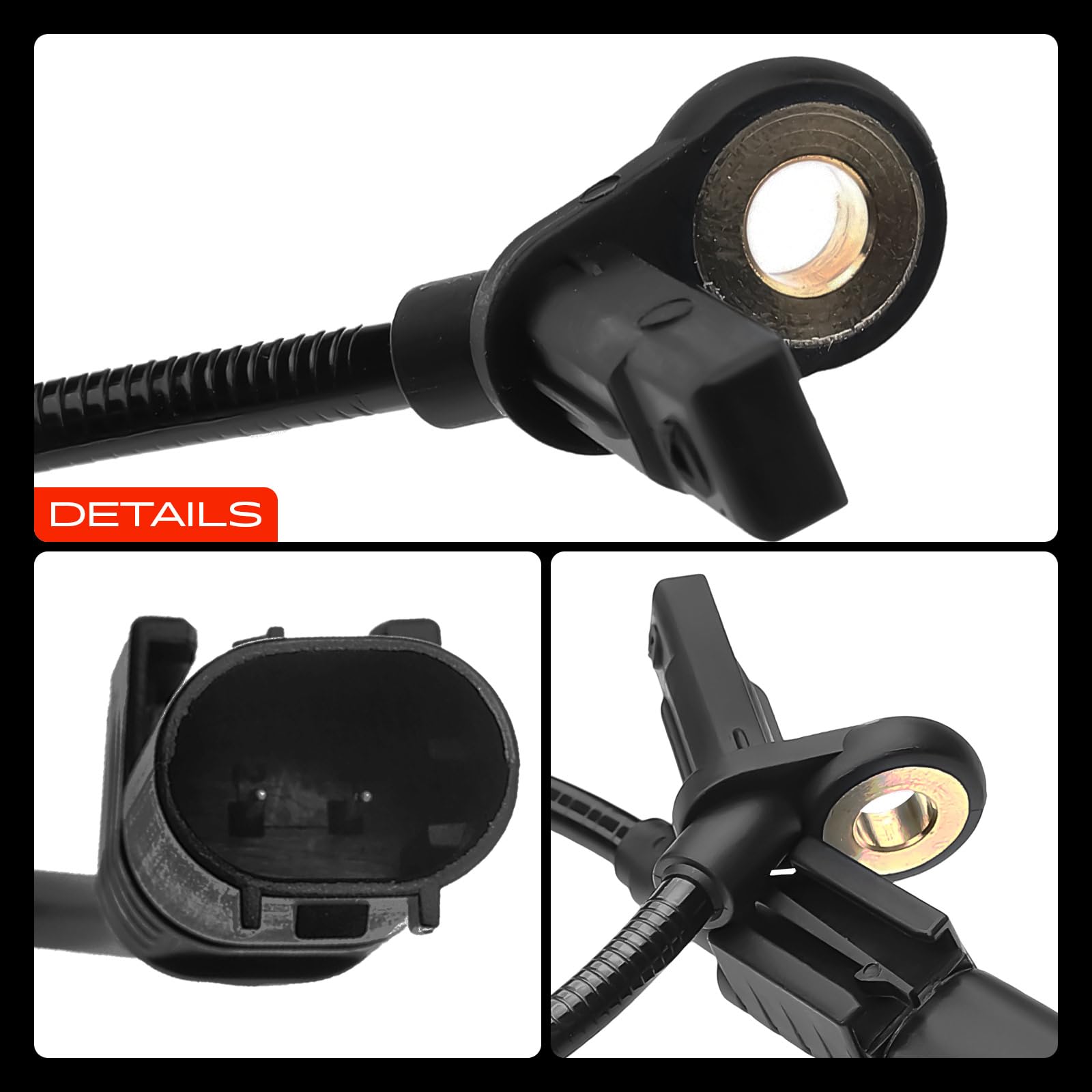 Frankberg Sensore Velocità Ruota ABS 2-Poli Compatibile con Classe M W164 ML 280 CDi 4mati.c ML 300 CDi 4mati.c ML 320 CDi 4mati.c ML 350 CDi 4mati.c ML 350 4mati.c ML 420 CDi 4mati.c 1645400717