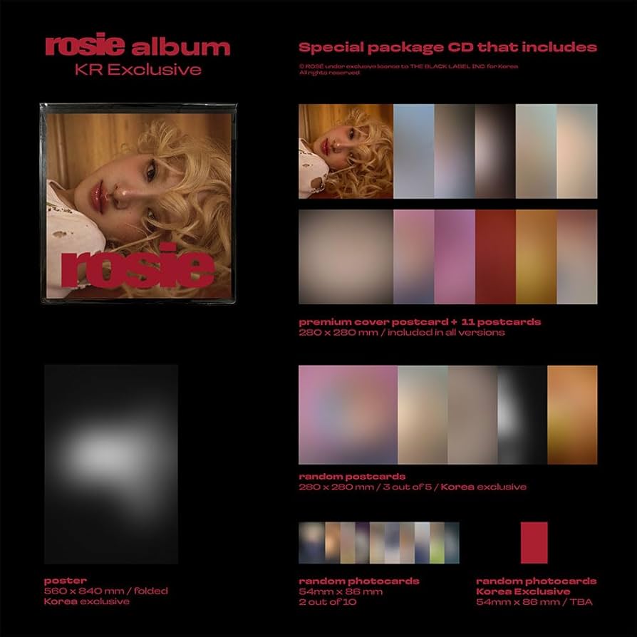 ポラ2枚 韓国盤 ＋1曲デラックス Rose Rosie BLACKPINK新品 ＋1曲デラックスLP Rose Rosie BLACKPINK 新品アナログ盤 - メルカリ