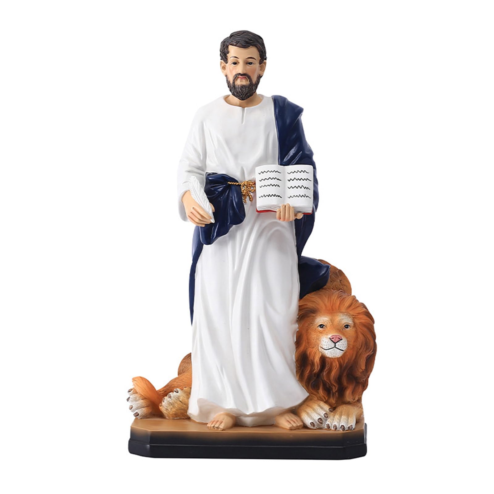 Kalttoy Multicolor Classical Sages And Lions Figurine Resins Artistic Sculpture Ornament For Home Living Room Decors Tabletop Figurine Ornament