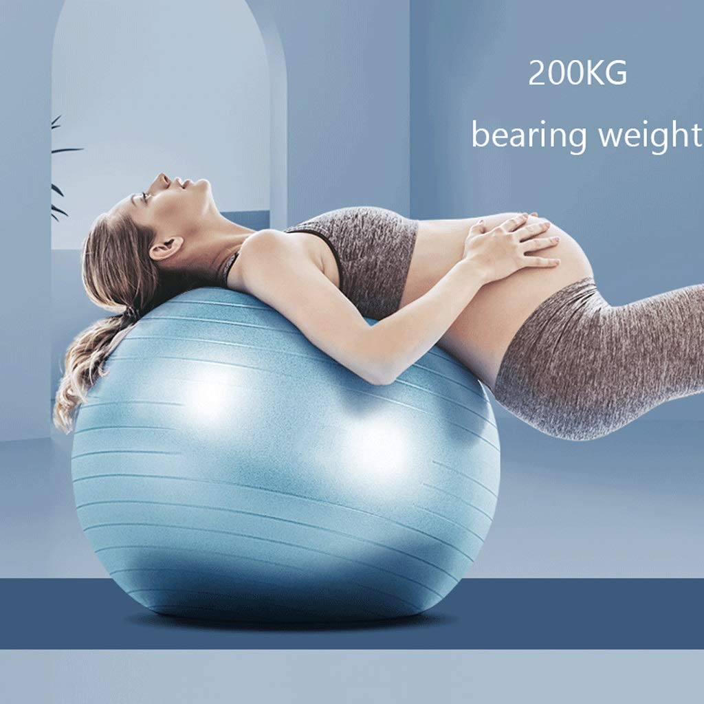 Gymnastikball Übungsball (55 cm-75 cm) Yoga Ball Stuhl mit Schnellpumpe, Birthing Ball Anti-Rutsch und explosionsfest, 200kg Lagergewicht, Physiotherapie, Formung, Gewichtsverlust, Yoga, Pilates,