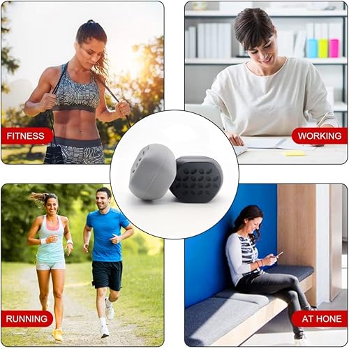 Miniatura 7 de Ejercitador de mandíbula para hombres y mujeres, entrenador de mandíbula novato, ejercitador de mandíbula para una cara más definida (gris)