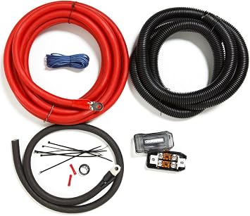 Crutchfield Amp Wiring Kit 1/0 Gauge