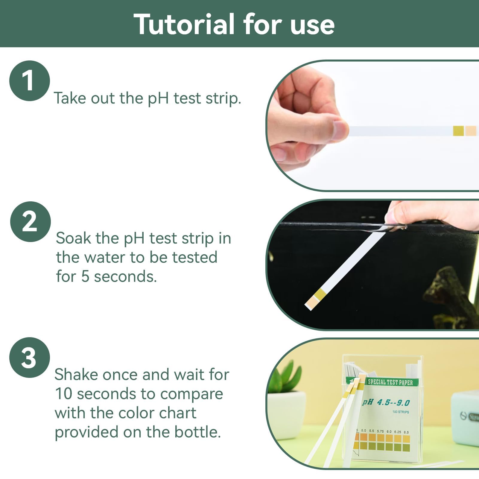 Strisce Per Test PH 1-14 - Confezione Da 6 X 480 Pezzi, Per Acqua, Saliva, Urina, Suolo E Cosmetici