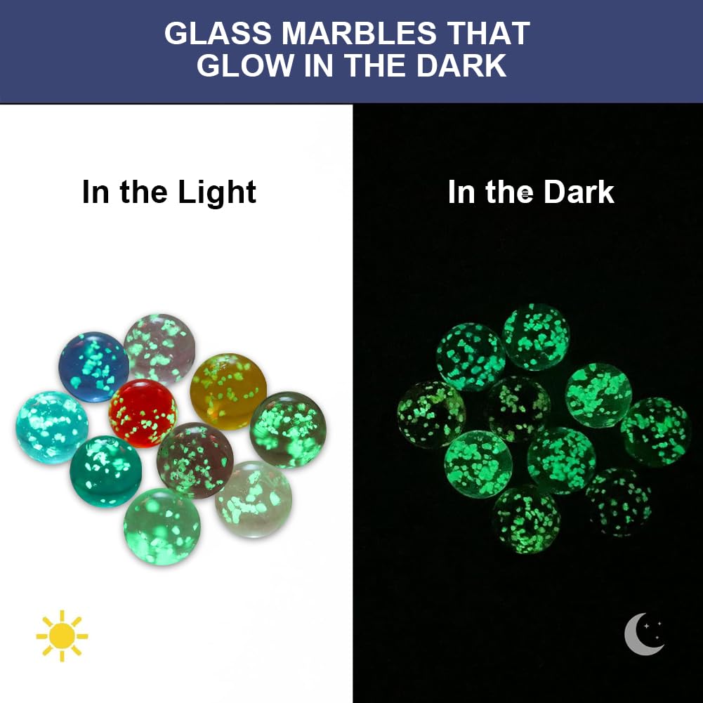 Billes Oeil De Dragon 40 Billes En Verre Colorées - Jeu Enfant Lumineux Sac De Billes