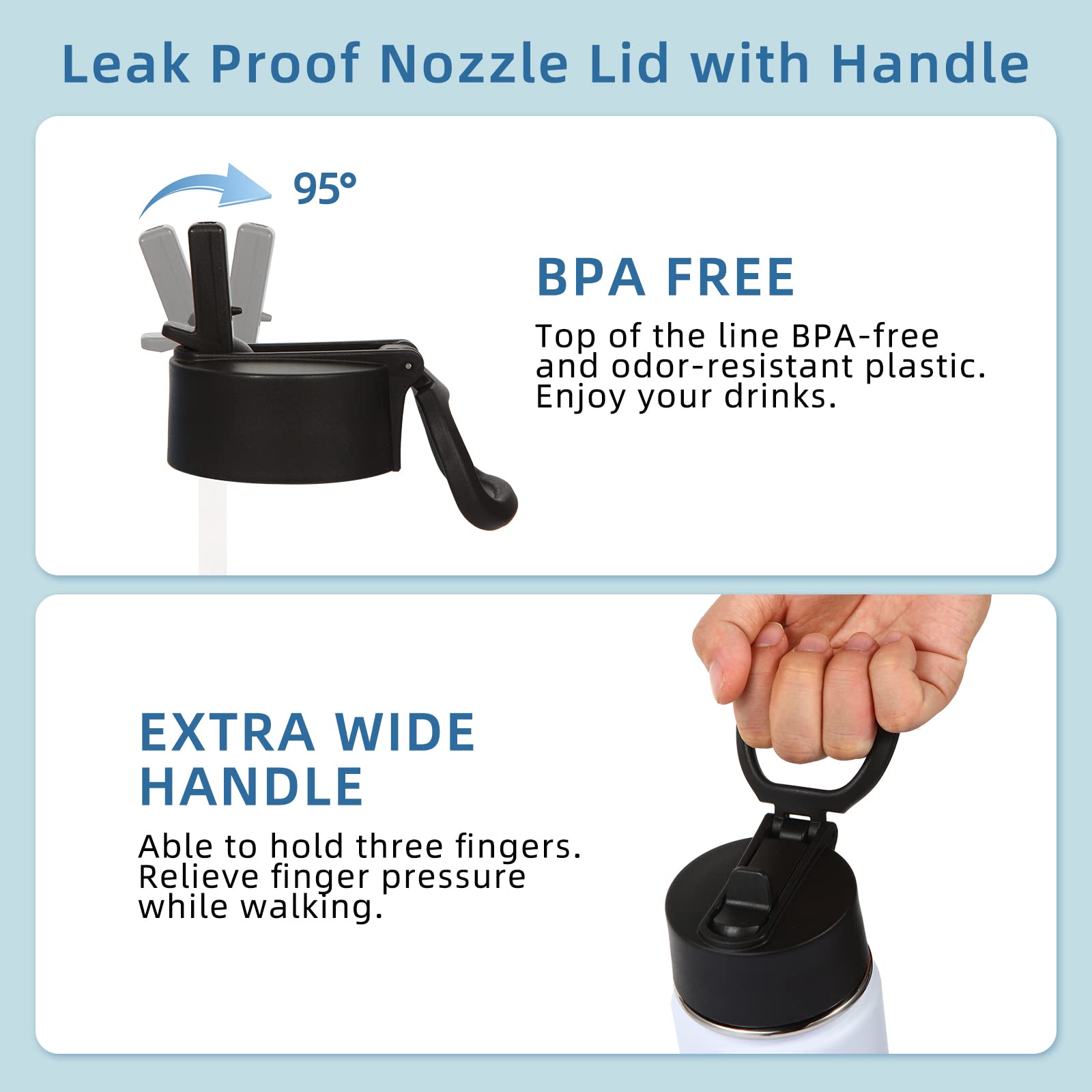 Volhoply Insulated Beverage Bottles