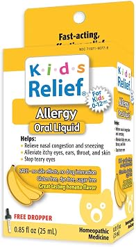 Kids Relief Allergy Oral Solution, 0.85 Fluid Ounce 25 ml
