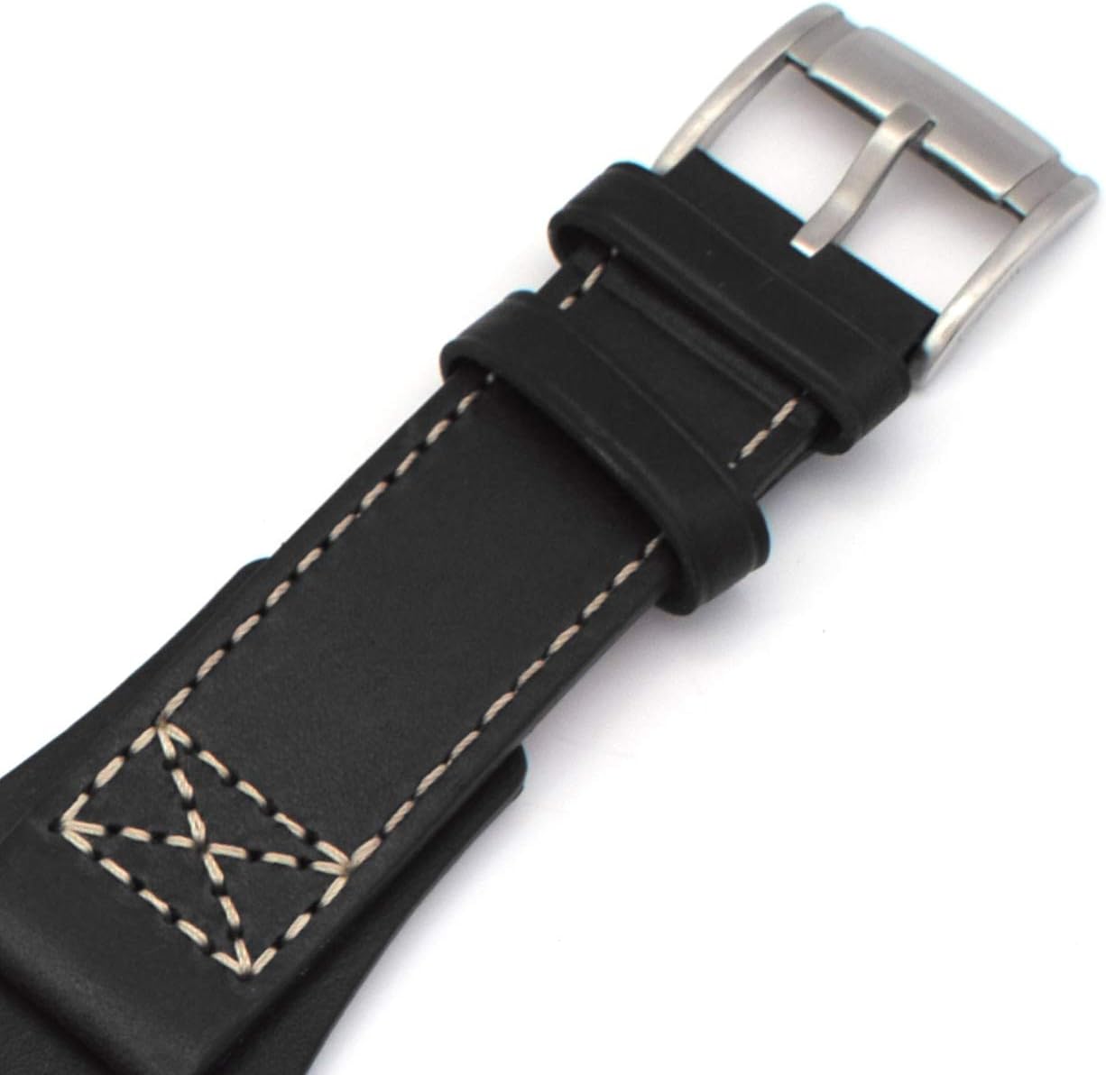 THEAGE Quick Release Genuine Leather Watch Band, 22mm Width Strap with Spring Bar Replacement for Fossil FS4813IE CH2564 CH2565 CH2599 CH2891 FTW4026