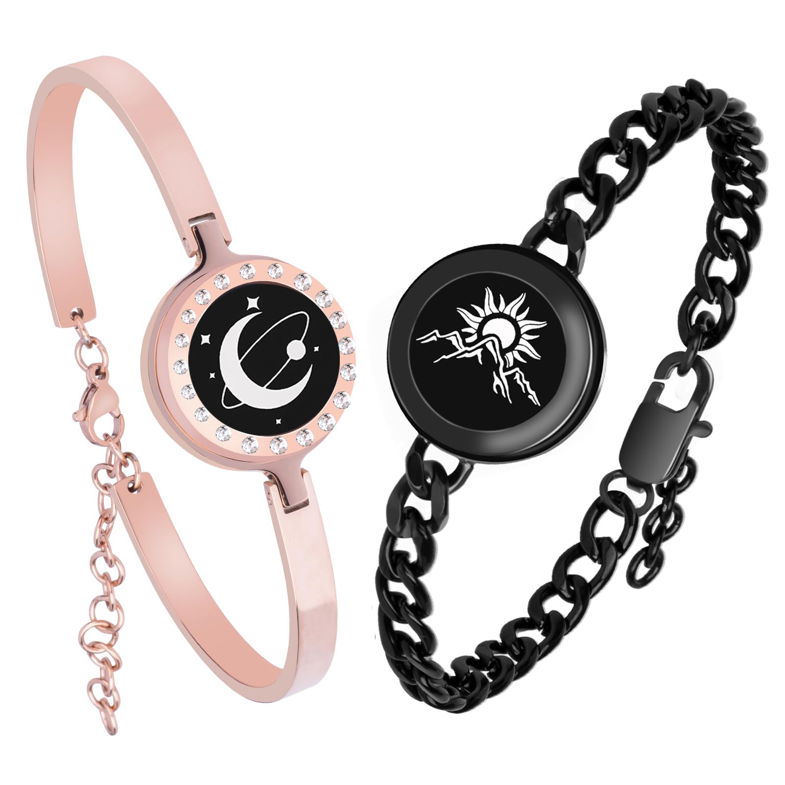 EAOYAO Long Distance Touch Bracelets - Image 1