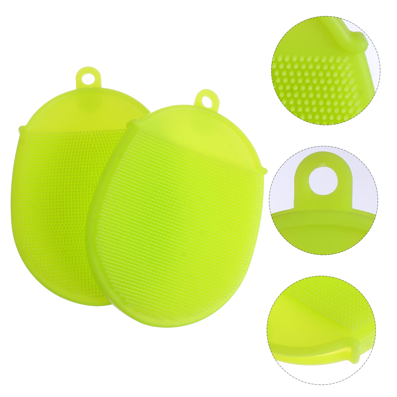 Housoutil 6piezas Cepillo De Para Baño Exfoliante Multifuncional Para Cuerpo y Masaje Para Ducha y Cuidado Diseño Ergonómico y