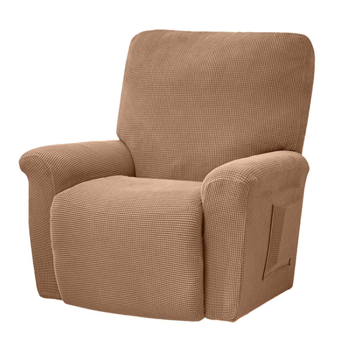 Funda de sillón de masaje RUNROTOO protectora elástica en poliéster con banda para sala de estar